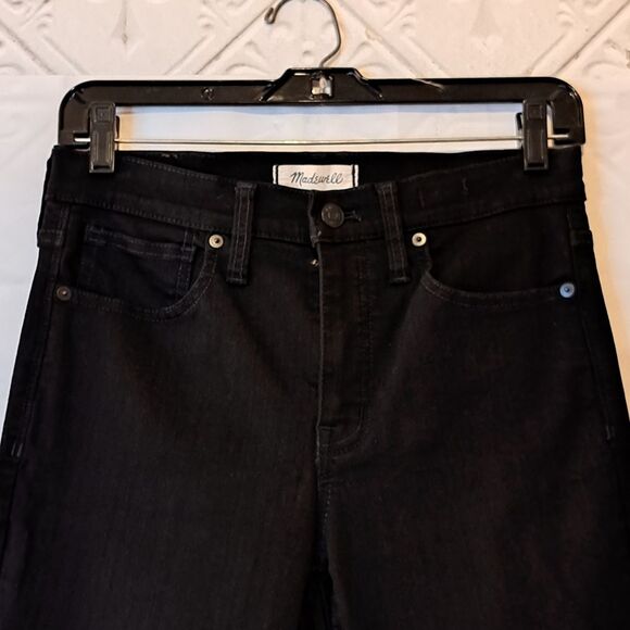 Madewell Black 9-Inch High-Rise Skinny Jeans Size 28 Everyday Comfort Denim - Picture 3 of 16